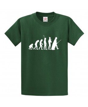Evolution Unisex Classic Kids and Adults T-Shirt